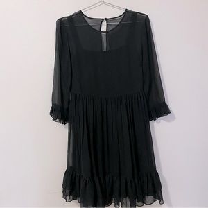 Giulietta scoop neck black dress